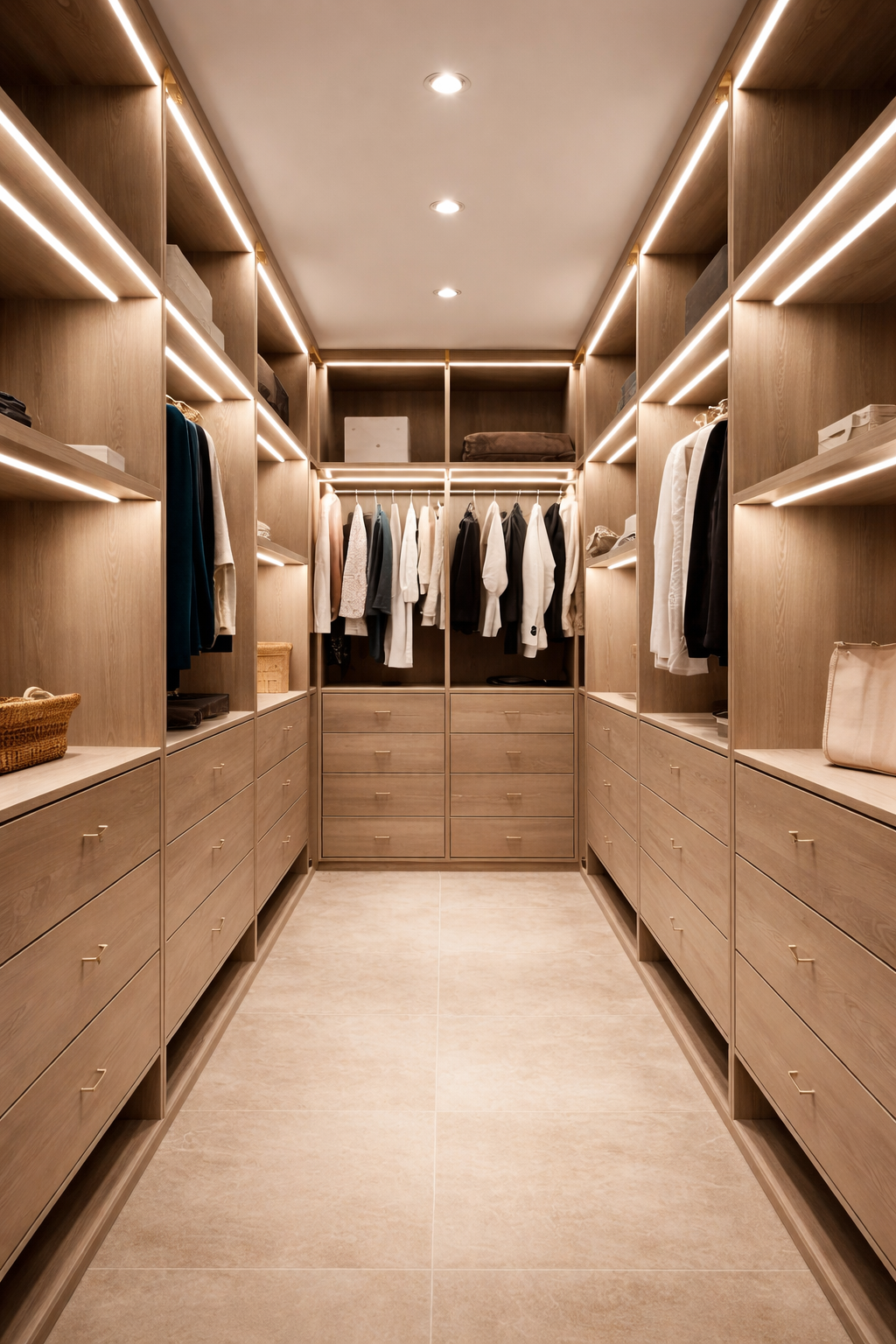 High End closet design